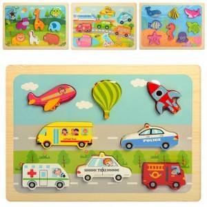 Деревянная игрушка Рамка-вкладыш MD 1220