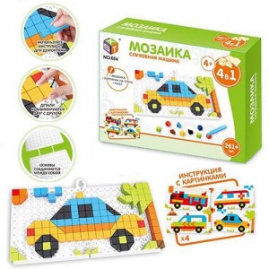 Мозаика Служебная машина 4в1 261 элемент 654