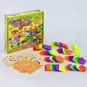 Настольная игра-шнуровка Гудзик 7382