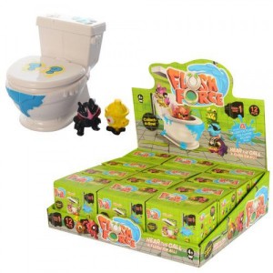 Flush Force Унитаз с двумя фигурками монстров