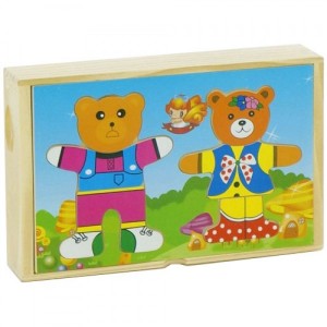 Деревянная игра Гардероб мишки 35850