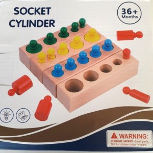 Деревянная игрушка Socket cylinder 2774