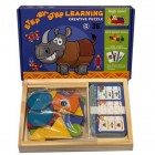 Деревянная игрушка Step By Step Learning Creative Puzzle 1902-69
