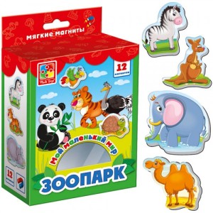 Мой маленький мир на магнитах Зоопарк VT3106-02