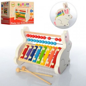 Деревянная игрушка Счеты ксилофон 35857