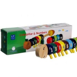 Деревянная игрушка Гусеница 5500