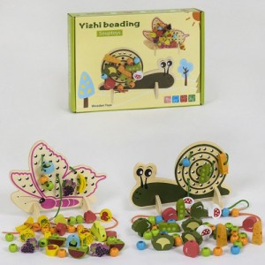 Деревянная игрушка Шнуровка С 39331
