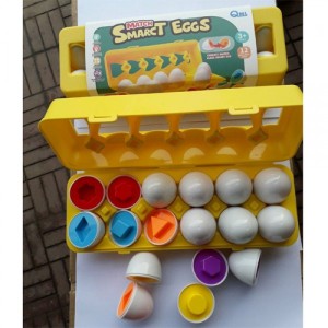 Гра головоломка Match Smarct Eggs Фігури BN 298397