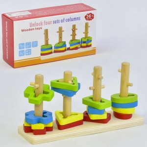 Деревянная игрушка Геометрика С 35684
