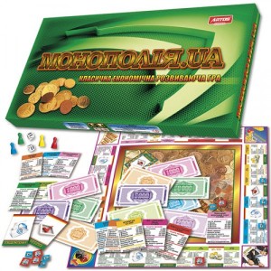 Экономическая развивающая игра Монополия UA
