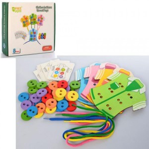 Деревянная игрушка Шнуровка MD 2307