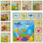 Деревянная игрушка Пазлы MD 1203