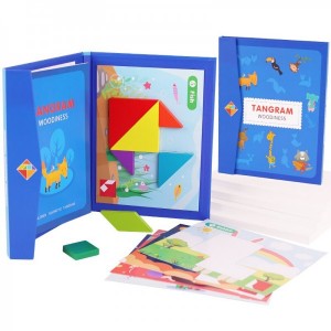 Танграм OY-30 головоломка з книгою і картками