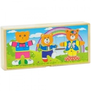 Деревянная игра Гардероб мишки 0324