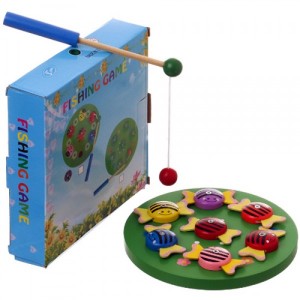Деревянная игрушка Рыбалка на магните 5331