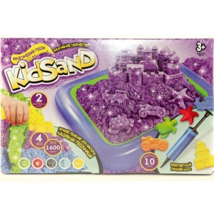 Набор Кинетический песок KidSand 1600г