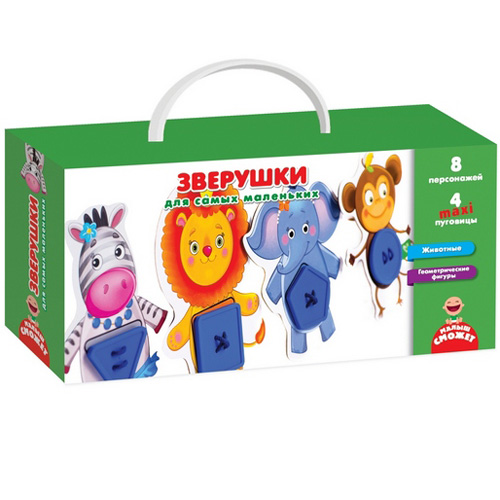Игра с пуговицами Зверушки для самых маленьких VT2905-11