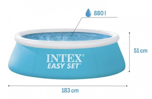 Надувний басейн Intex 28101 Easy Set розміром 183x51 см