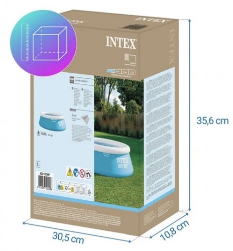 Надувний басейн Intex 28101 Easy Set розміром 183x51 см