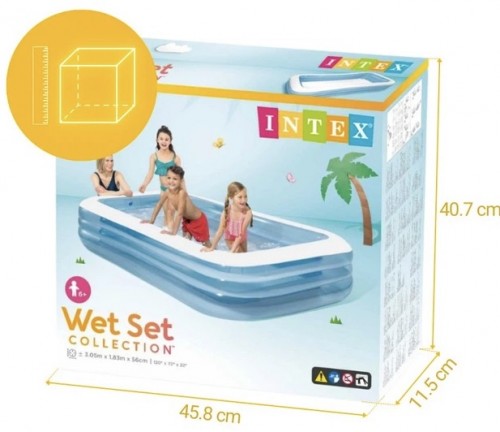 Надувний басейн Intex 58484, розміром 305х183х56 см