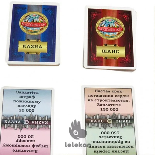Настольная экономическая игра Монополия UA Люкс